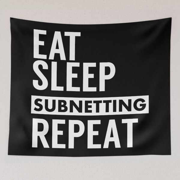 Item preview, Eat Sleep Subnetting Repeat White Great Gift Idea For Network Admins designed and sold by SphereZones.