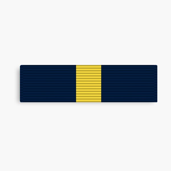 Navy Distinguished Service Medal ribbon | United States Service Ribbon Bars - Navy Canvas Print