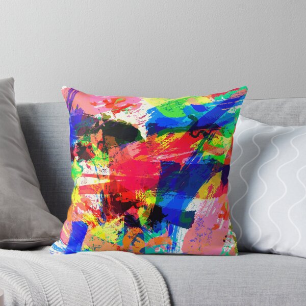 Item preview, Multi-colored paintbrush strokes art designed and sold by ComicCollages.
