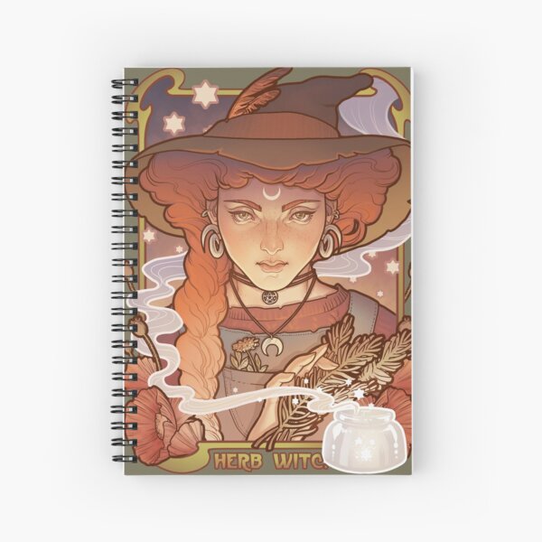 HERB WITCH Spiral Notebook
