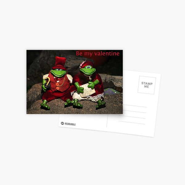 Be my Valentine Postcard