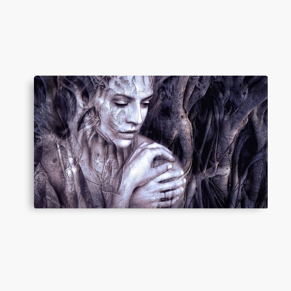 composing woman fantasy face Canvas Print