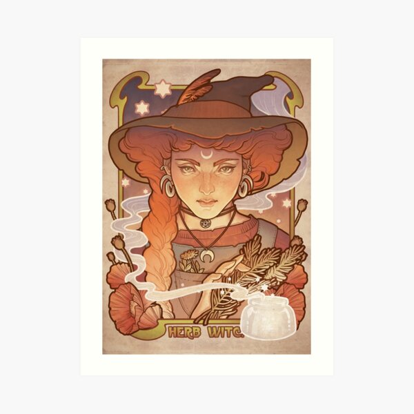 HERB WITCH Art Print
