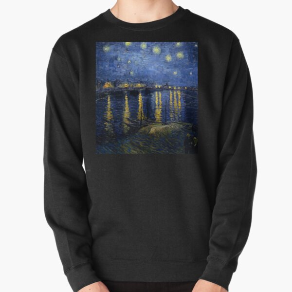 Noche estrellada sobre el Ródano - Van Gogh Sudadera sin capucha
