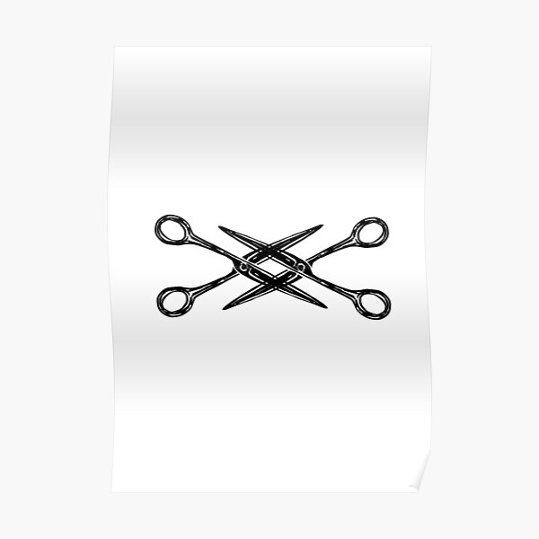 "Scissor LGBT+ Lesbian queer Scissors graphic" Poster for Sale by Lofly