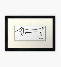 Dog by Picasso Framed Print