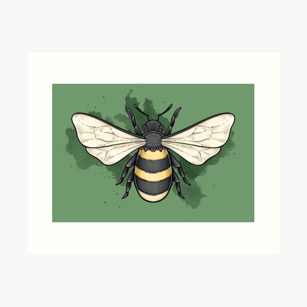 Bumble bee Art Print