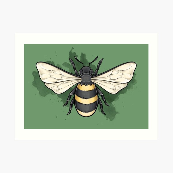 Bumble bee Art Print