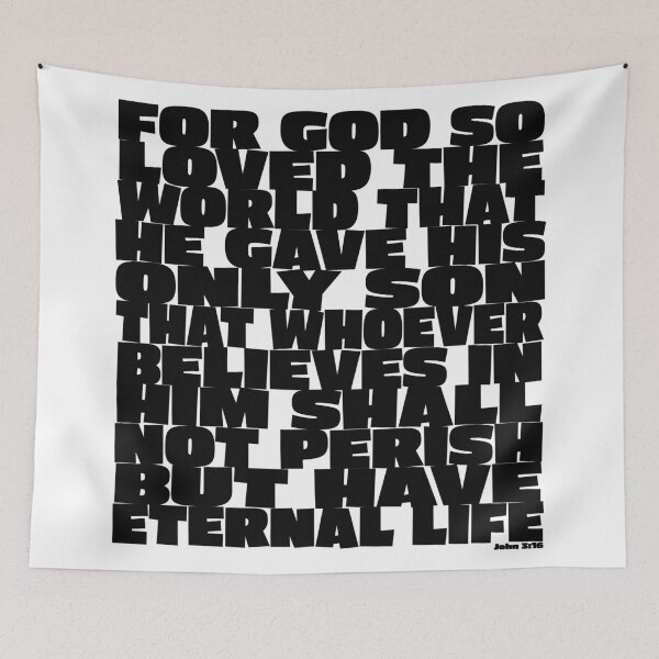Item preview, For God so loved the world that He gave his only son that whoever believes in him shall not perish but have eternal life. John 3:16 designed and sold by indicap.
