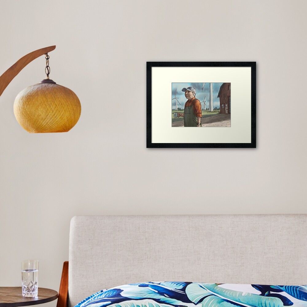 Item preview, Framed Art Print designed and sold by marcelguldemond.