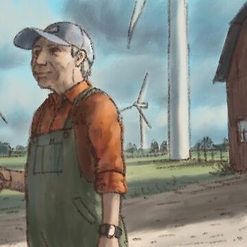 Artwork thumbnail, Wind farmer by Marcel Guldemond