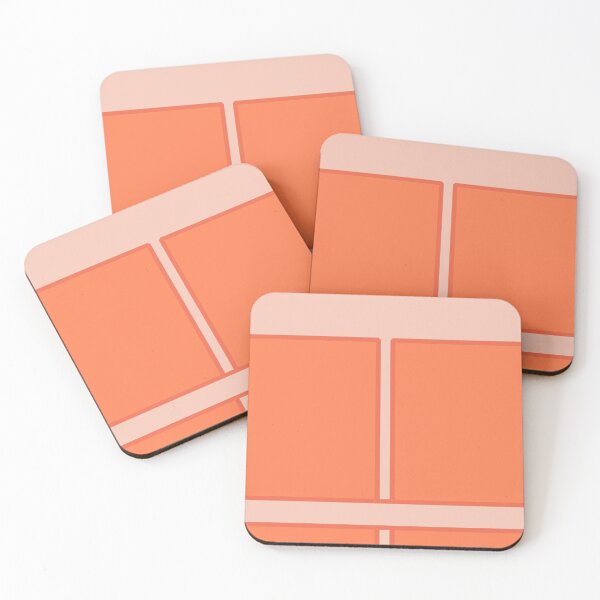 Item preview, Living Coral Color Blocks designed and sold by Gravityx9.