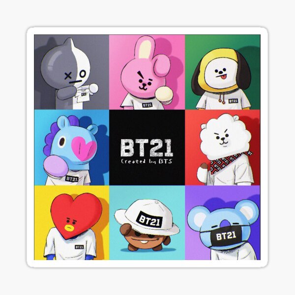 Bt21 Stickers | Redbubble