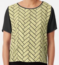 Herringbone Chiffon Top