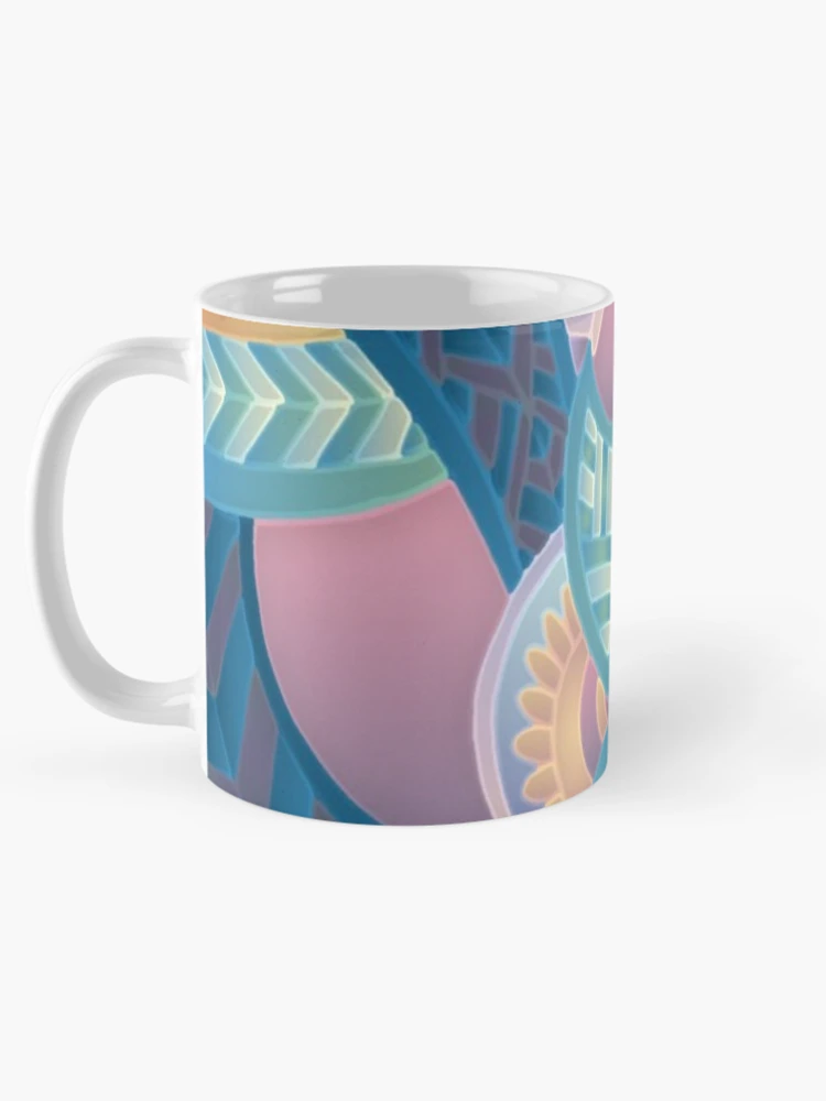 Thumbnail 5 of 6, Coffee Mug, Abstract Pastel Pattern designed and sold by ExpressionArts.