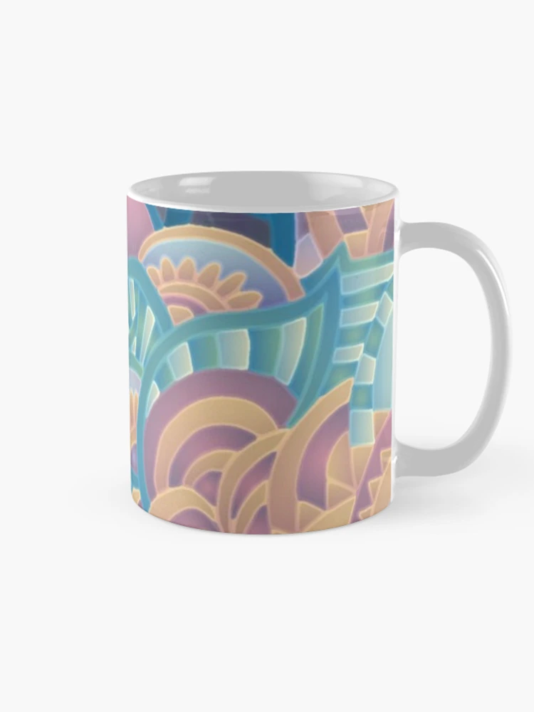 Thumbnail 3 of 6, Coffee Mug, Abstract Pastel Pattern designed and sold by ExpressionArts.