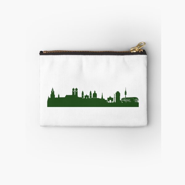 Item preview, MUNICH skyline in forest green designed and sold by 44spaces.