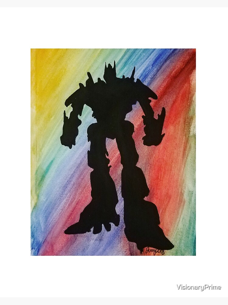 Transformers Optimus Watercolor T-Shirt