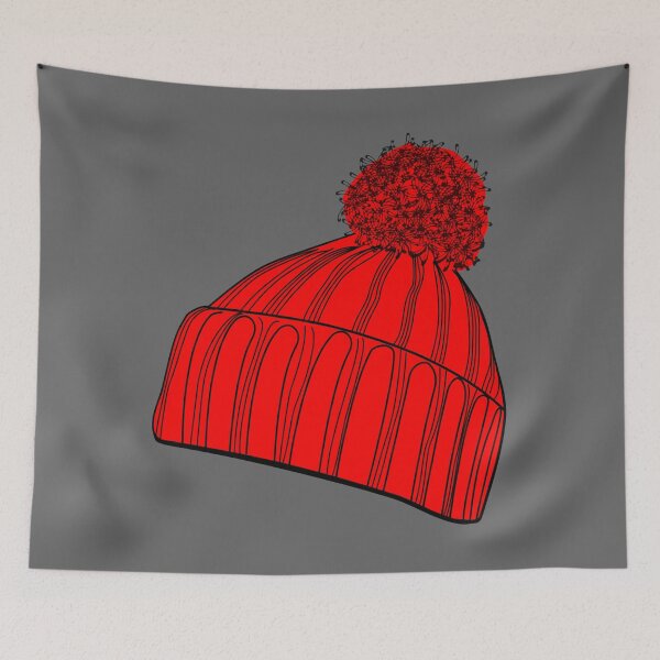 Item preview, Red Stitched Cap designed and sold by Fruitsome.