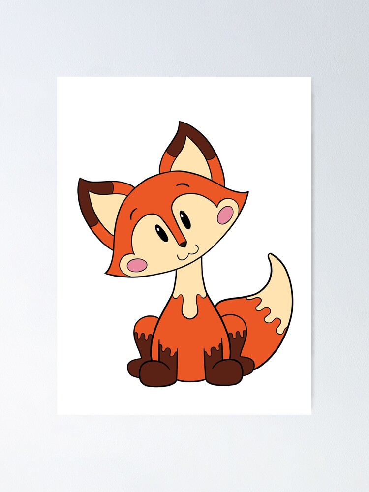 Fox Kawaii Fox Poster By Conxypy Redbubble Fox Kawaii Fox Poster By Conxypy Redbubble