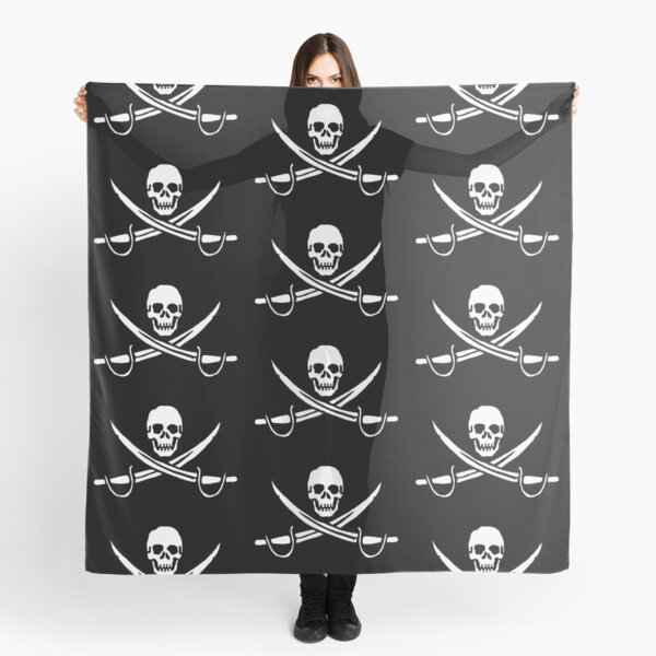 Black Sails Jolly Rogers Flag Jack Rackham Scarf