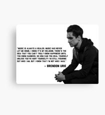 Disco Urie Canvas Print