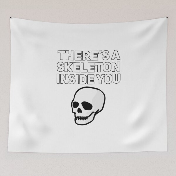 Item preview, There's A Skeleton Inside You Funny Spoopy Spooky T-Shirt designed and sold by Joepseudo.