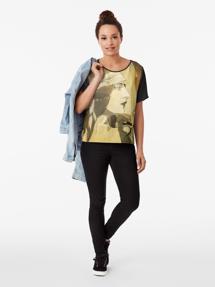 Alternate view of bohemian rhapsody Chiffon Top