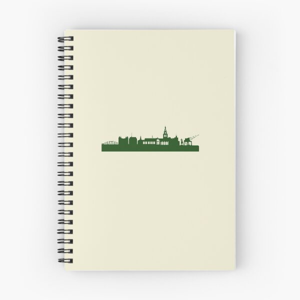Item preview, Nijmegen skyline in forest green designed and sold by 44spaces.