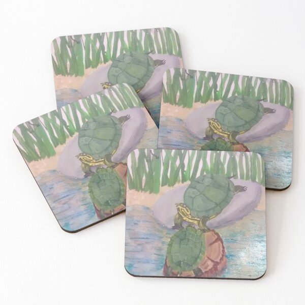 Item preview, Turtle pals designed and sold by BellsPainting.