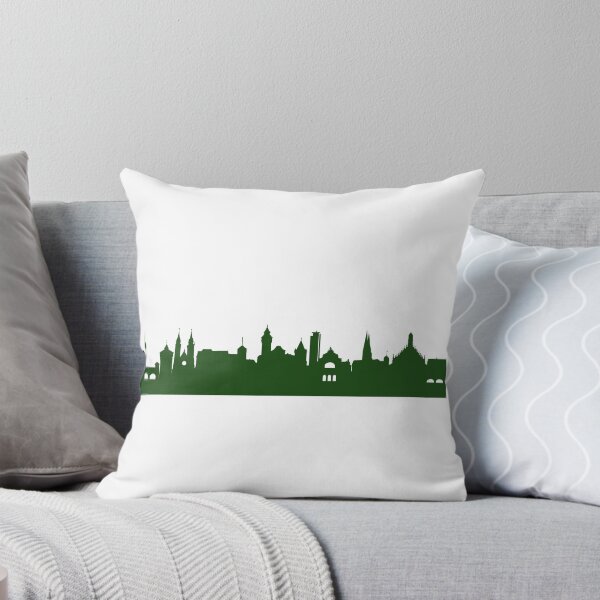 Item preview, NUREMBERG Skyline in forest green designed and sold by 44spaces.