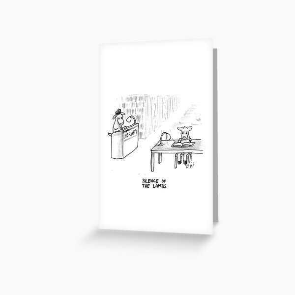 Silence of the Lambs Greeting Card