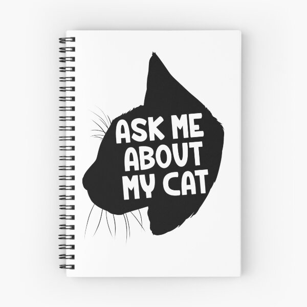 Item preview, Pregúntame acerca de mi gato designed and sold by Kittyworks.