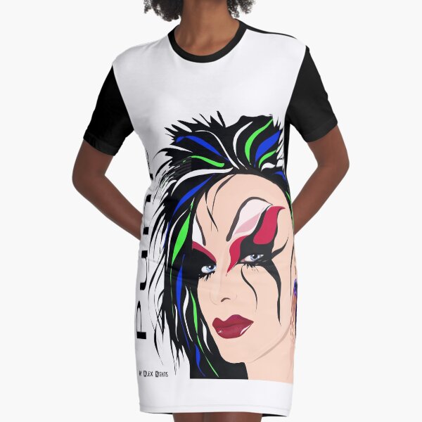 PUNK Graphic T-Shirt Dress