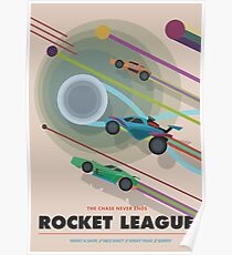 Rocket League Minimal Poster Design Poster