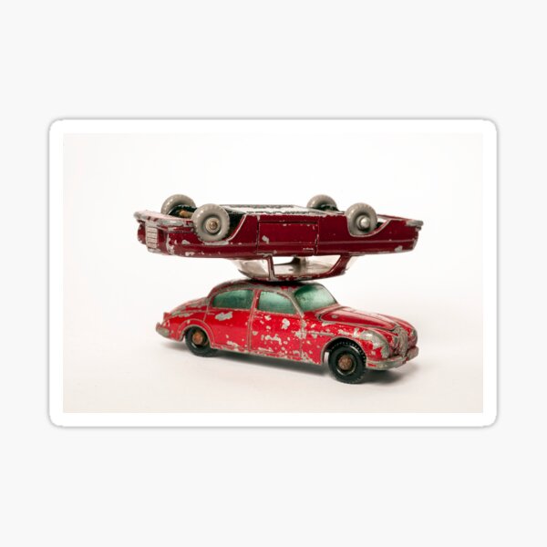 Matchbox Mercedes + Jaguar Sticker