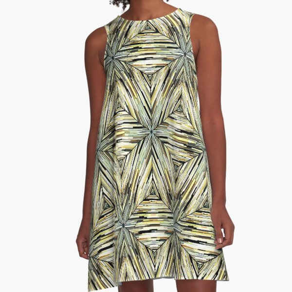 Ethnic pattern. 2 A-Line Dress