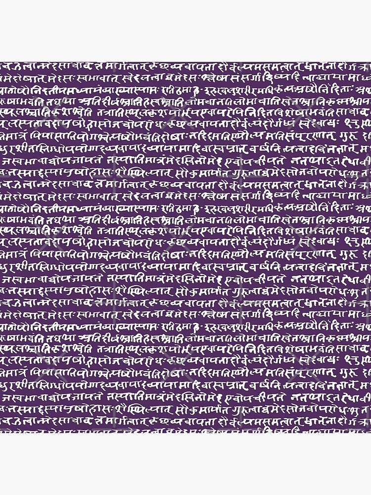 "Sanskrit // Scarlet Gum" Poster by TLTextiles Redbubble