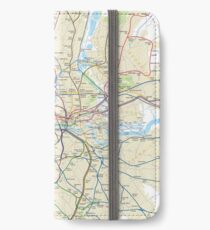 London Underground Geographical Map - Phone/Tablet Case, Poster, Sticker iPhone Wallet/Case/Skin