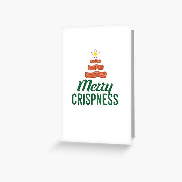 Item preview, Merry Crispness Funny Christmas Bacon Pork Bacon And Eggs designed and sold by Pointee.