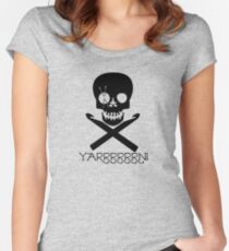 Skull and Hooks Women's Fitted Scoop T-Shirt