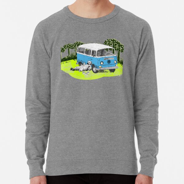 Polar bear relaxing on lost island - Dharma beer Lightweight Sweatshirt