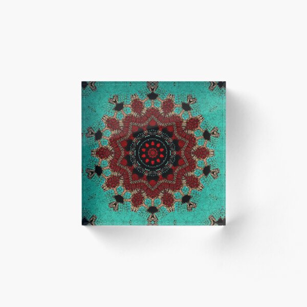 Santa Fe Spirit Mandala Acrylic Block