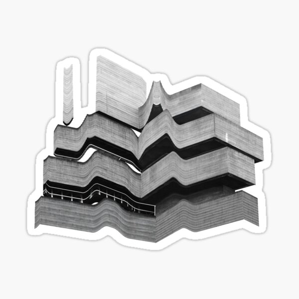 Item preview, Warped Architecture - Brutalist designed and sold by Carncreate.