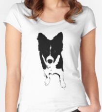 Border Collie Women's Fitted Scoop T-Shirt