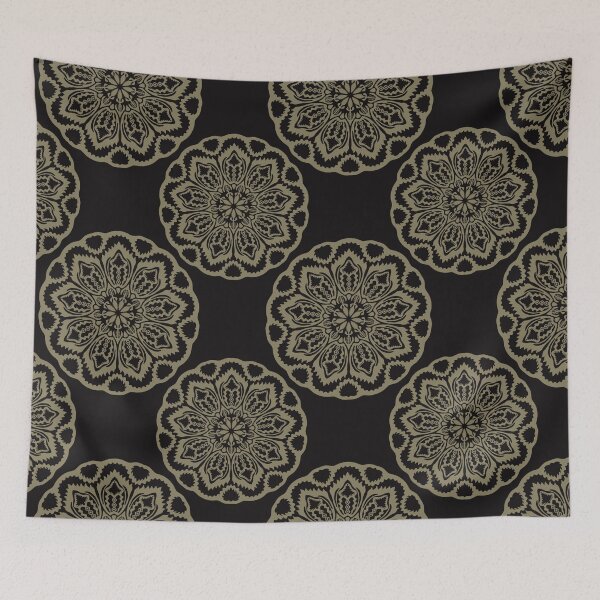 Item preview, Circle Flourish Floral Mandala  designed and sold by Limolida.