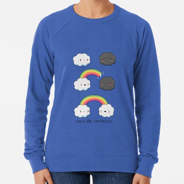 Smiles are contagious Lightweight Sweatshirt