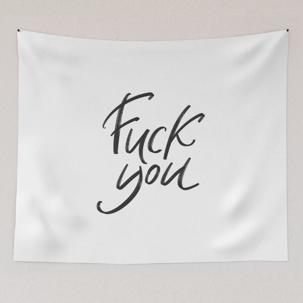 Item preview, Fuck you challigraphy, isolated on white background.  designed and sold by VadimFromm.