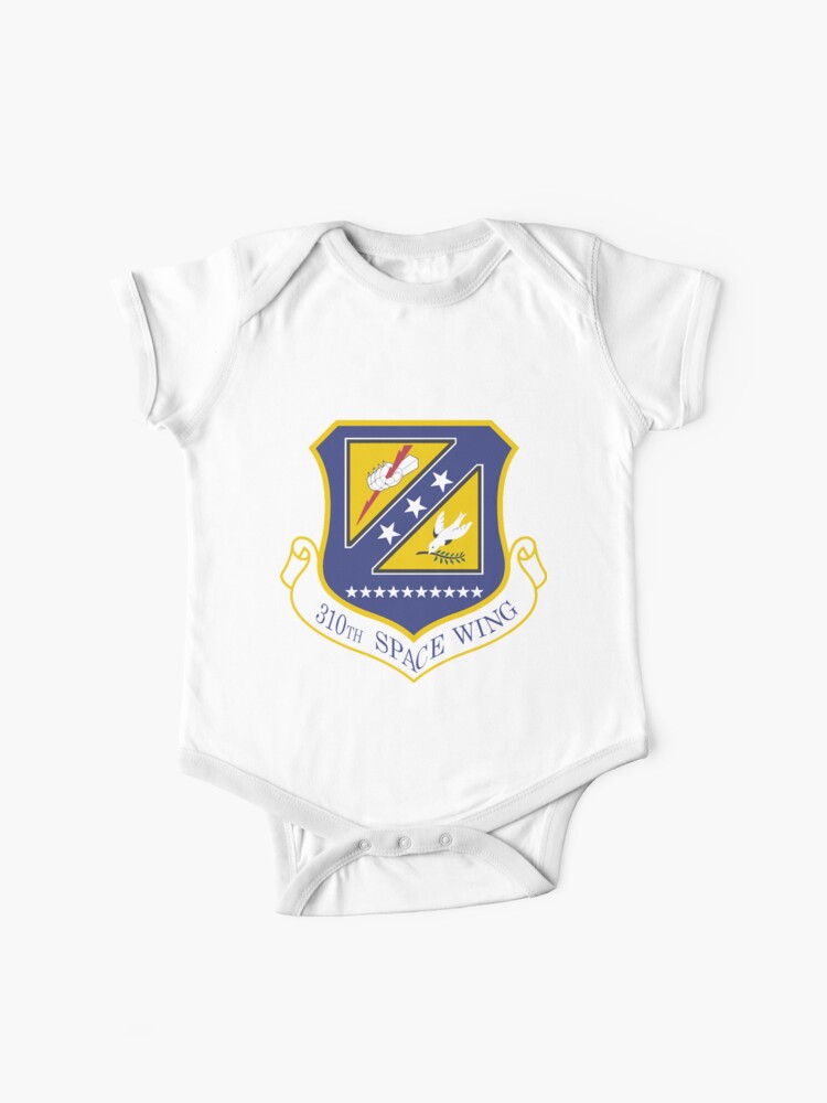 310 Th Space Wing Crest Baby One Piece By Quatrosales Redbubble