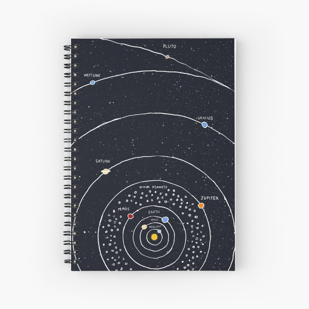 Solar System Spiral Notebook